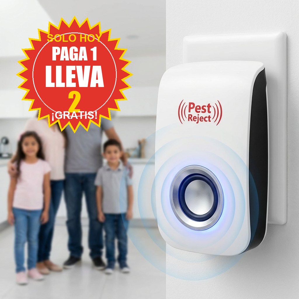 Repelente ultrasónico conectado a la pared