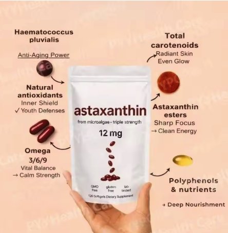 Astaxantina 12mg 120 softgels