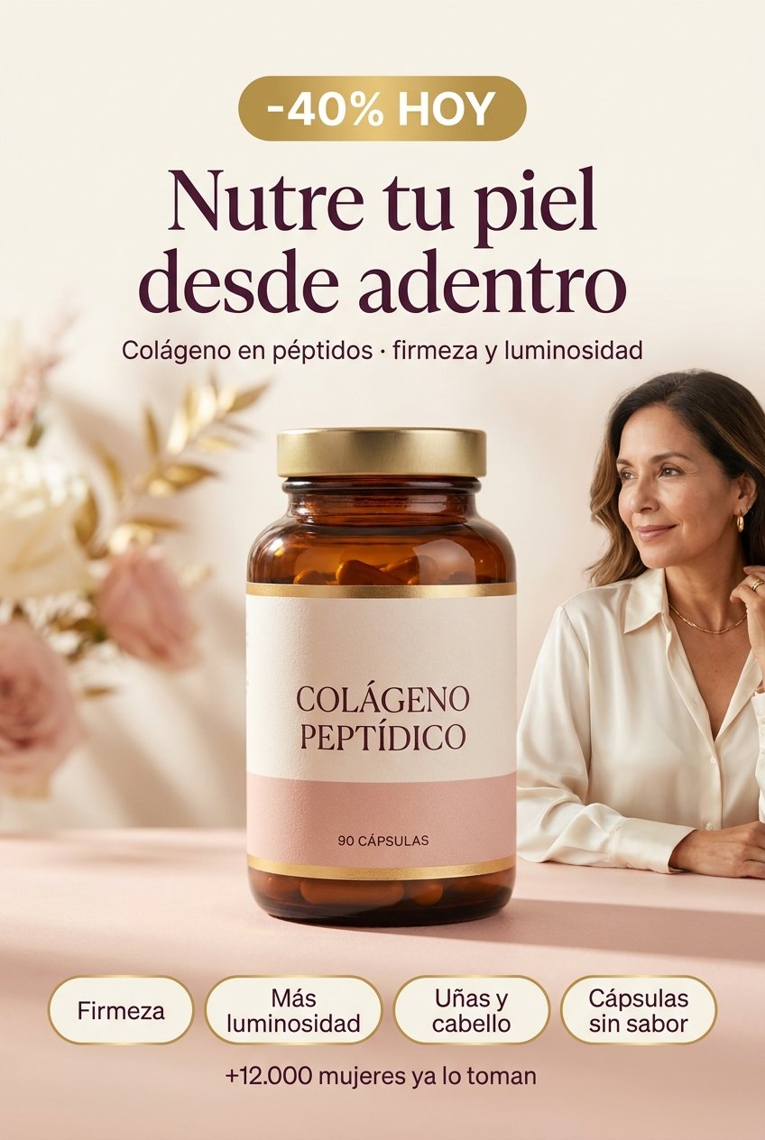 Nutre tu piel desde adentro — colágeno en péptidos