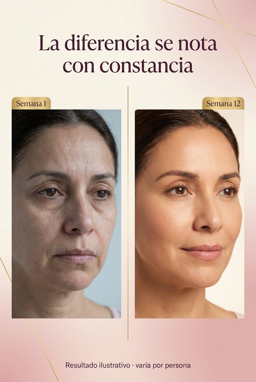 Piel más firme y luminosa con constancia